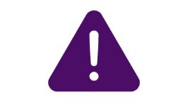 Triangular icon indicating risk